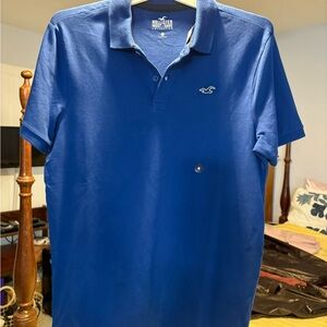 Hollister Classic Navy Polo Shirt for Men—NEW